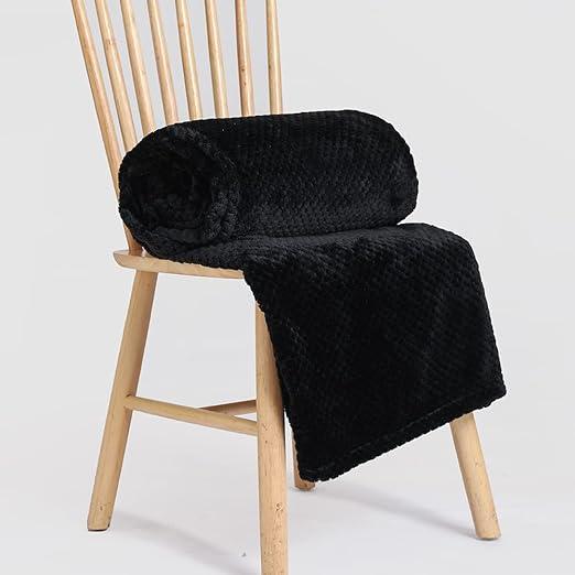 Bear & Panda Waffle Flannel Fleece Mink Throw - Sofa /Bedspread/ travel Blankets 5
