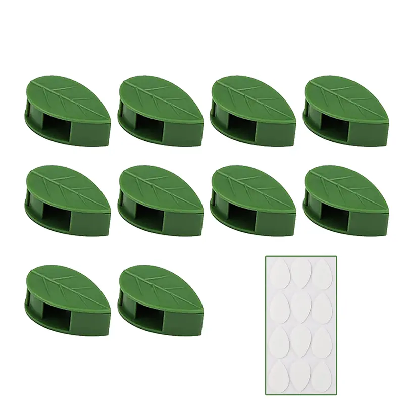 10PCS Climbing Plant Wall Clips Invisible Fixture Hook Clip Vine Sticky Vines NEW 2