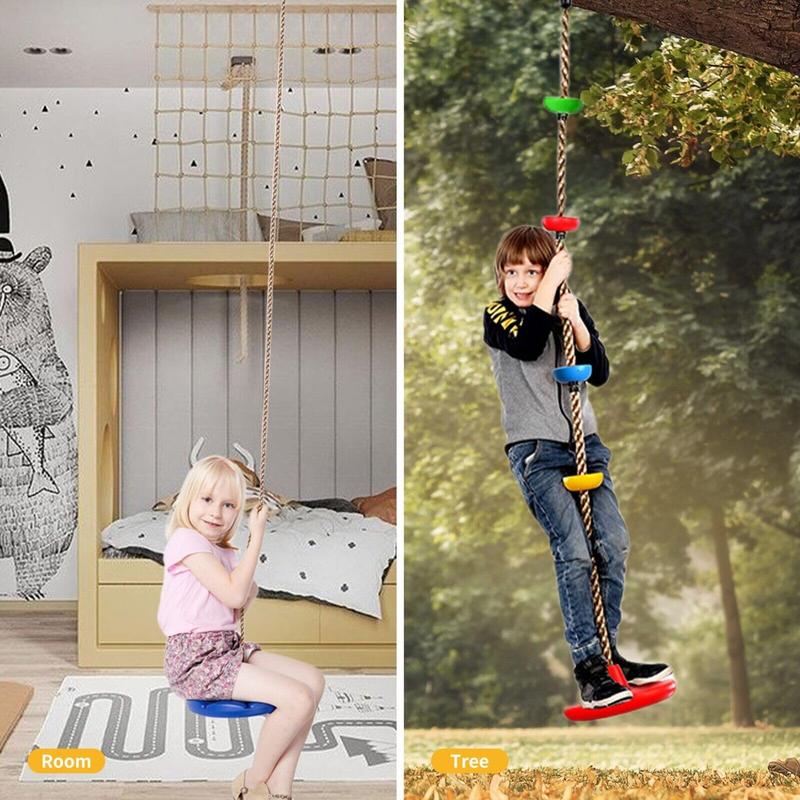 HYGRAD Outdoor Kids Climbing Rope Kids Garden Rope Climbing Activity Toy Climbing Rope Tree Houses Climbing Activities Fun Outdoor Kids Play Equipment (Climbing Rope) 3
