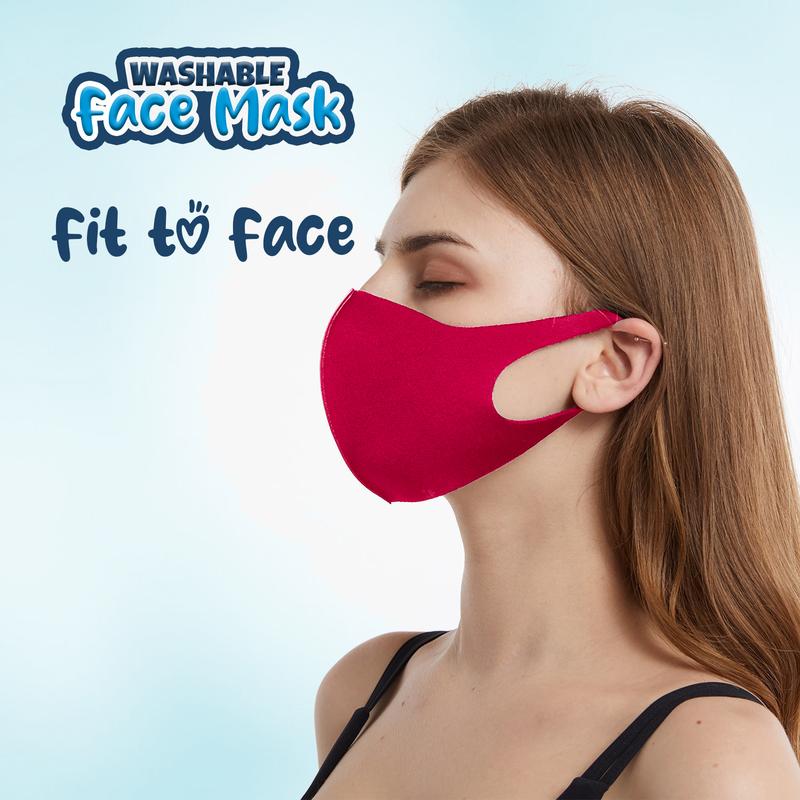 HD Novelty Face Mask Washable Reusable Paisley Dustproof Cloth Mouth Cover Covering For Women Outdoors Indoors Cycling Pink 5