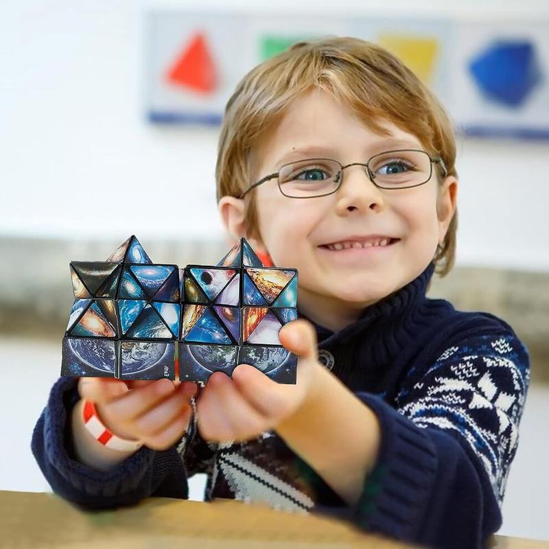 3D Magic Cube Star Cube Shifting Box Anti Stress Puzzle Toys Kids Gift 8