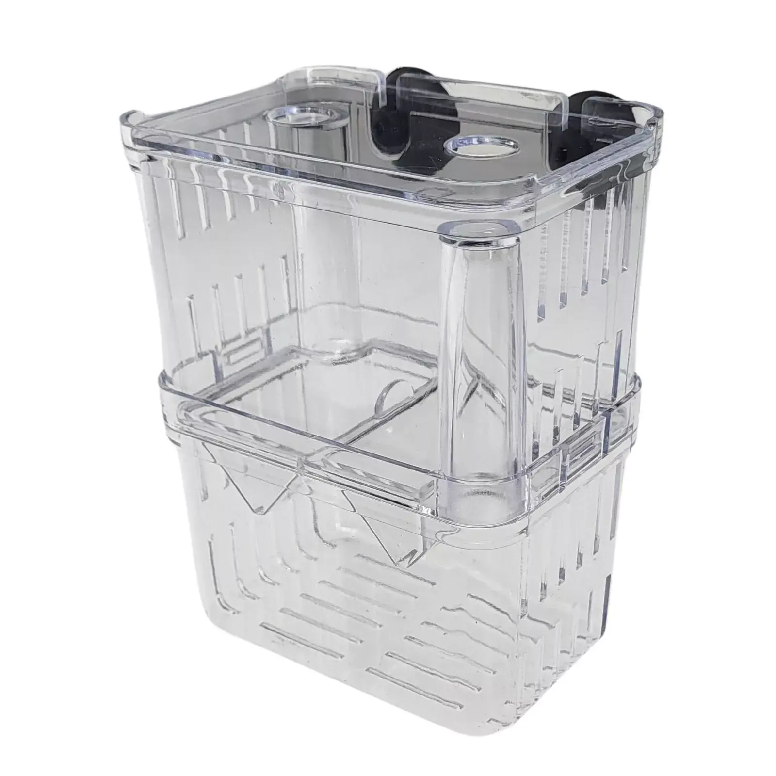 Aquarium Fish Breeding Box Live Bearer Fry Tank Hatchery Baby Trap Breeder Box - Clear