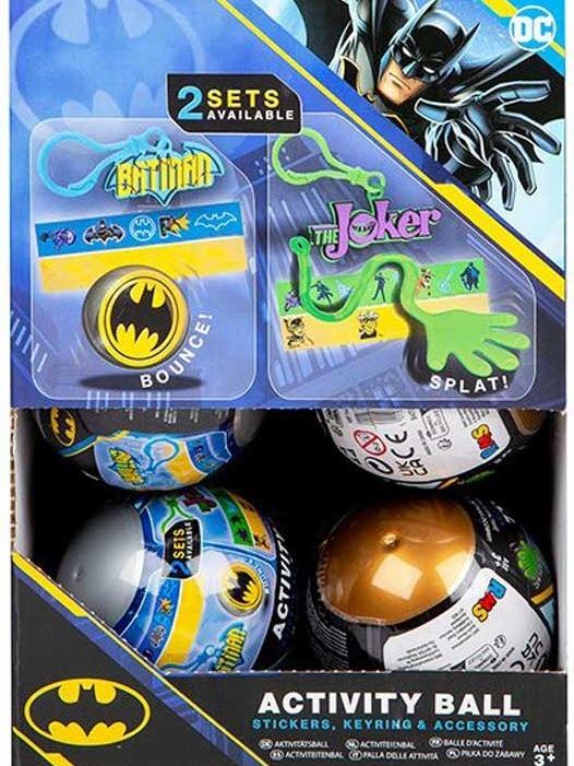 DC Batman Activity Ball - Stickers, Keyring, Accessory 1