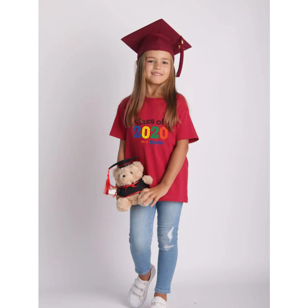 Your Logo T-Shirt and Graduation Cap Set