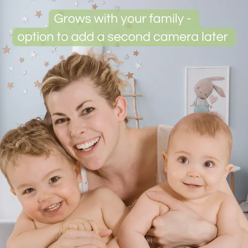 Lullaby Bay® LB603  Advance No-WiFi Baby Monitor with Digital Pan & Zoom and Night Vision 6
