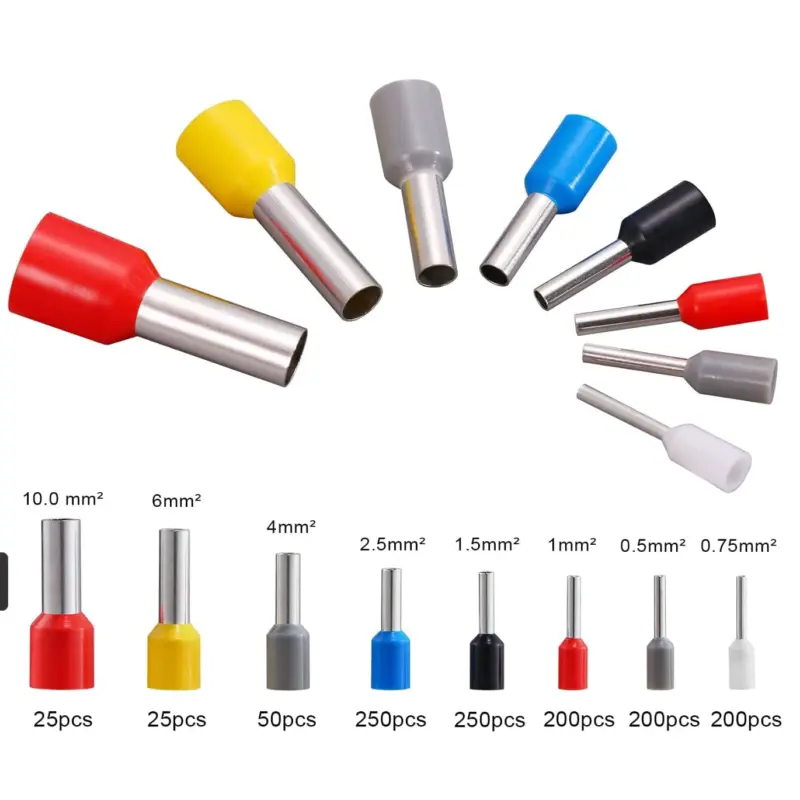 Crimping Tool Set - 1200 Wire Connectors, Ferrule Crimper 0.25-10mm², HSC8 6-4 5