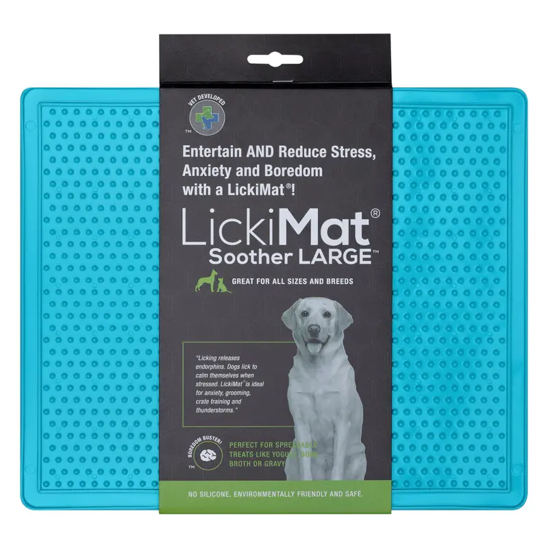 LickiMat Dog Lick Mats Slow Feeders Soother Large 3 Colours 3