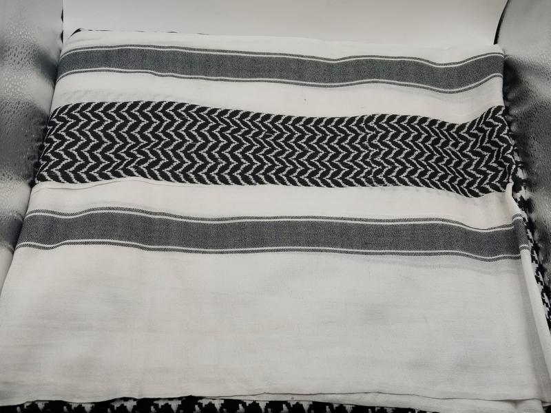 Shemagh Keffiyeh Scarf Arab Palestine Mens Women Palestinian Head Neck Wrap 3