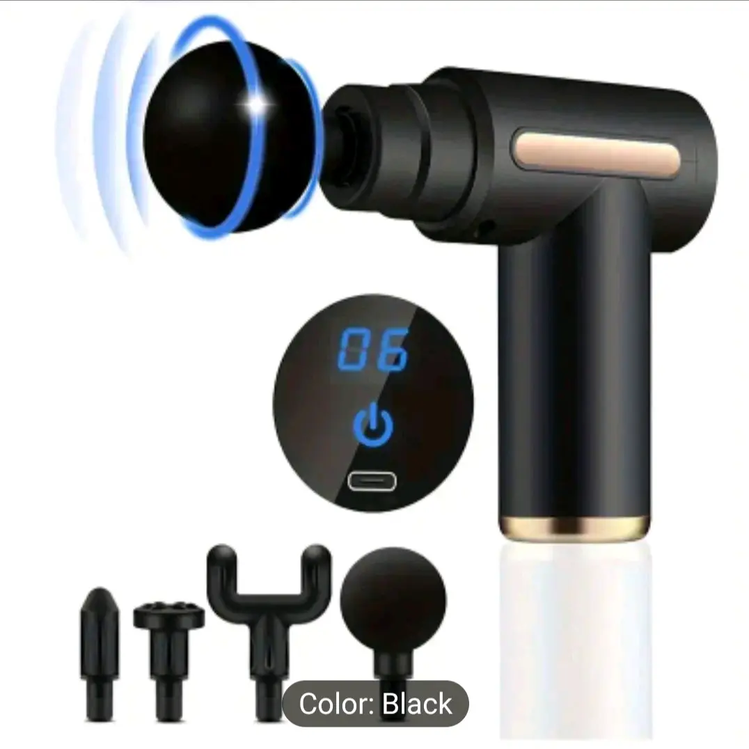Massage Gun Deep Percussion Massager Muscle Vibration Relaxing Therapy Tissue Comfort