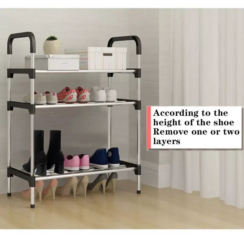 4-6 Tier Shoe Rack Stand Heavy Duty Sturdy Storage Self Organiser Up to 24 Pairs 3