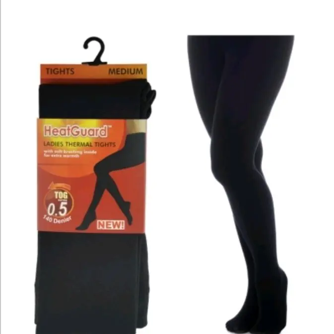 LADIES BLACK THERMAL TIGHTS 3