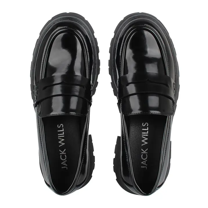 Jack Wills Womens Track Sole Loafers Slip On 5