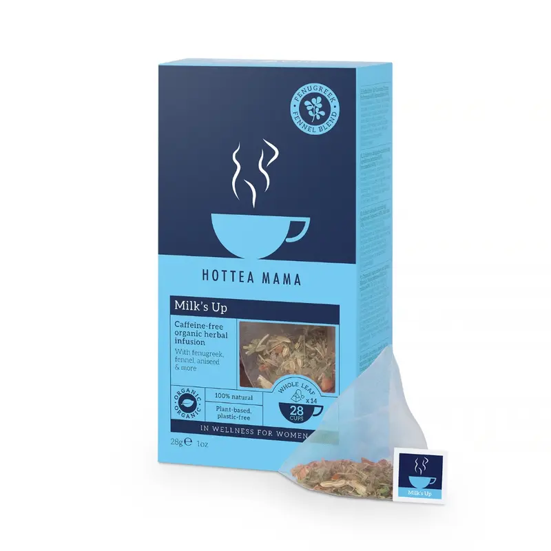 HotTea Mama | New Mama Gift Set | Organic Herbal Tea | Natural Support For Breastfeeding, Sleep & Tiredness | 42 Whole Leaf Tea Bags | Makes 84 Cups Of Tea | Sleepy Tea | Lactation Support | Beverage 2