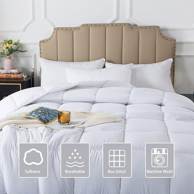 Duvet 13.5 Tog- Premium Duvet Double Bed- Super Quality Double Quilt for Year-Round Comfort - Soft Touch Cover, Hypoallergenic, Machine Washable 4