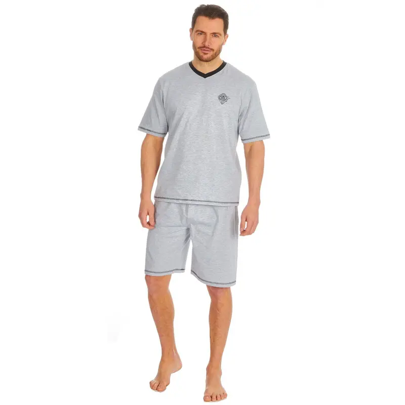 GM Apparel Mens Lounge Short Sleepwear T-Shirt Top Set Shorts PJs Full Set - RANDOM PICKED Loungewear Menswear 5