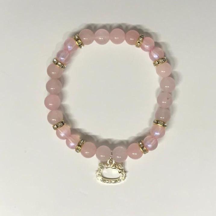 Pink and Blue Matching Hello Kitty Bracelet 1