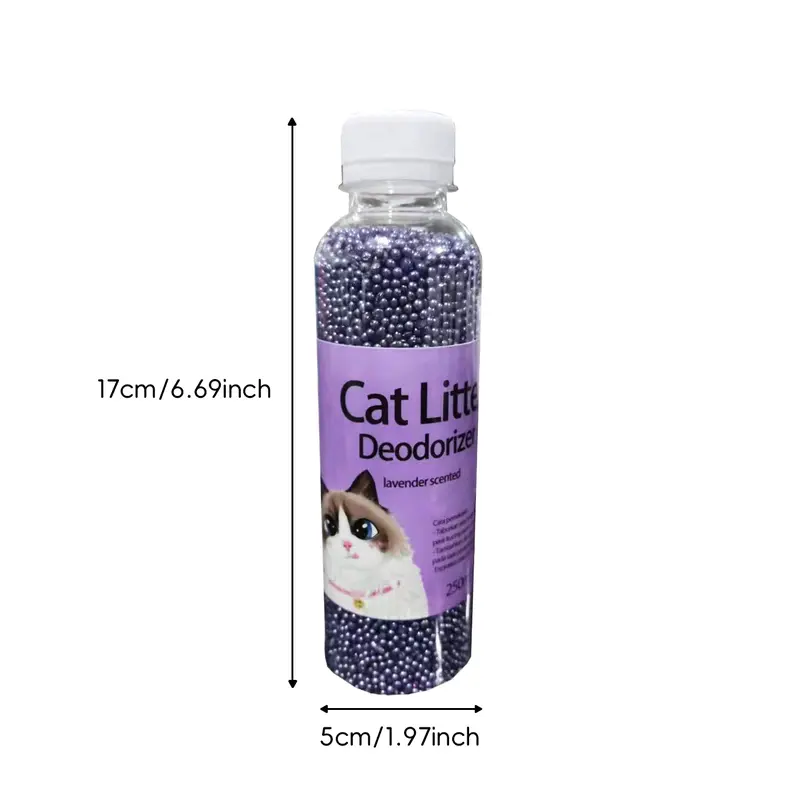 2 PCS Natural Plant-Based Pet Odor Eliminator & Litter Box Deodorizer Crystals - Fresh Scent for Cats, Cleaning, Environment 4