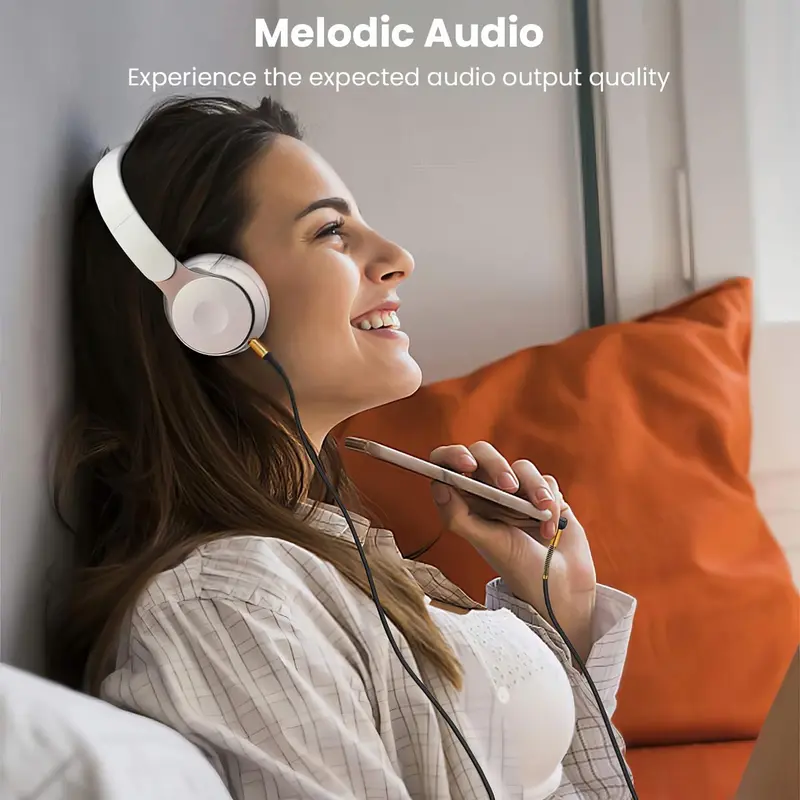 ULTRICS AUX Cable, 3.5mm Right Angle Gold Plated Jack Audio Cable, Male to Male Auxiliary Cord Home Car Stereo Lead Compatible with Headphone MP3 Speaker iPhone iPad Smartphone Tablet PC Laptop 6