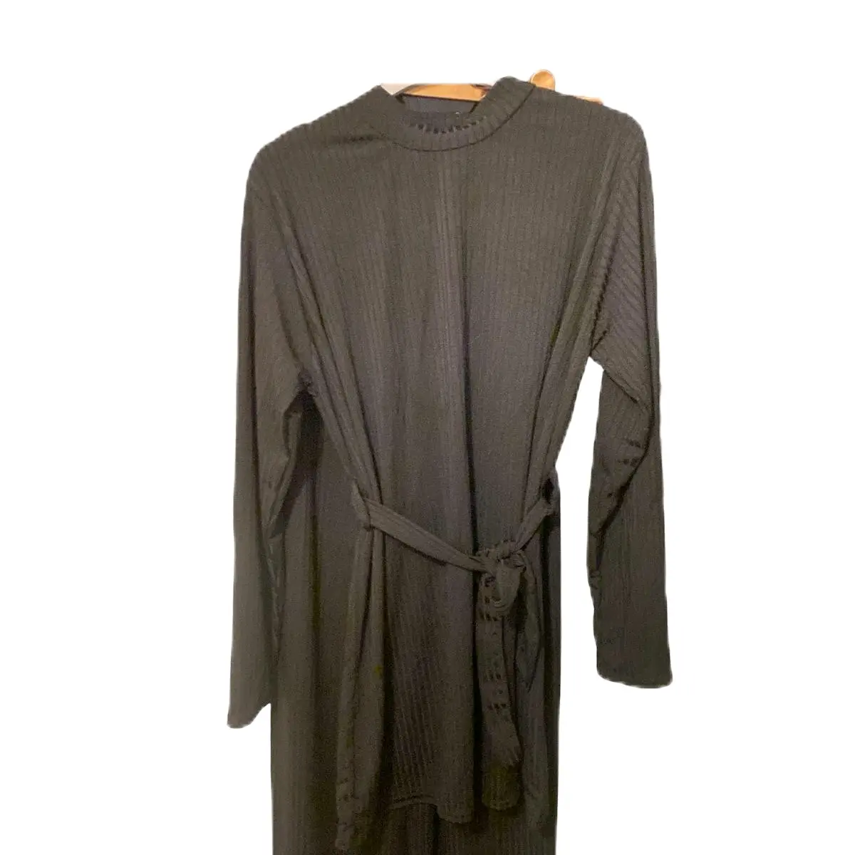 Womens two piece Matching Wide Rib Co-ord Co Ord set belted Adjustable with long sleeve Modest Fashion Comfort Womenswear