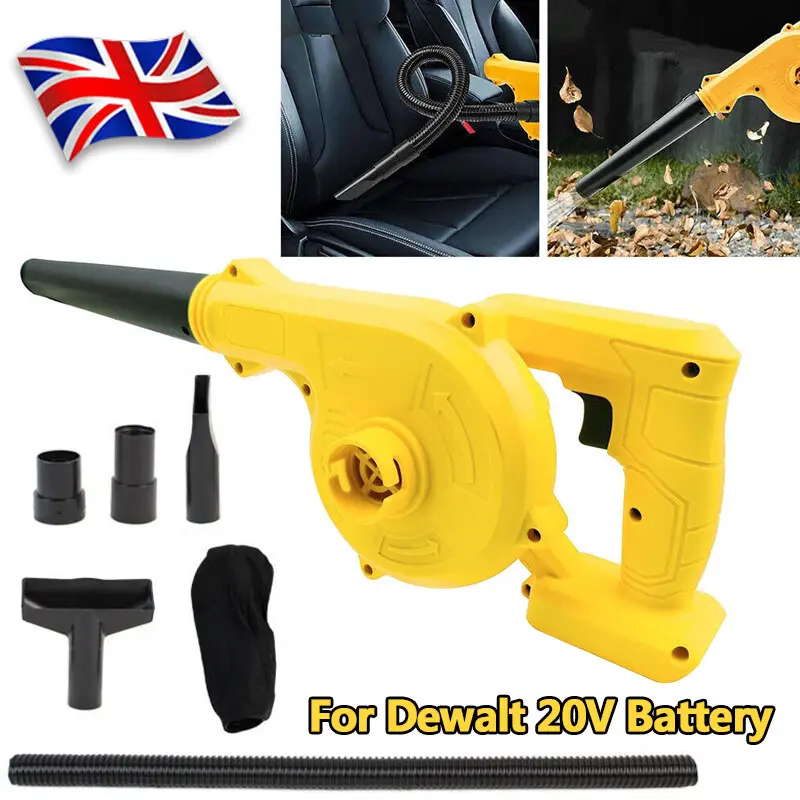 Cordless Leaf Blower for Dewalt 20V Battery 2 in 1 Electric Leaf Blower Vacuum F Garden leaves blowing 6
