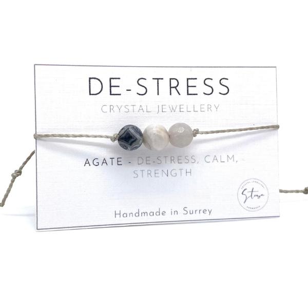 Stosa - Crystal Bracelet - Real Crystal Jewellery - String Crystal Bracelet - Energy Bracelet - Anxiety Bracelet - Healing Bracelet - Crystal Anklet Daily Birthday 3
