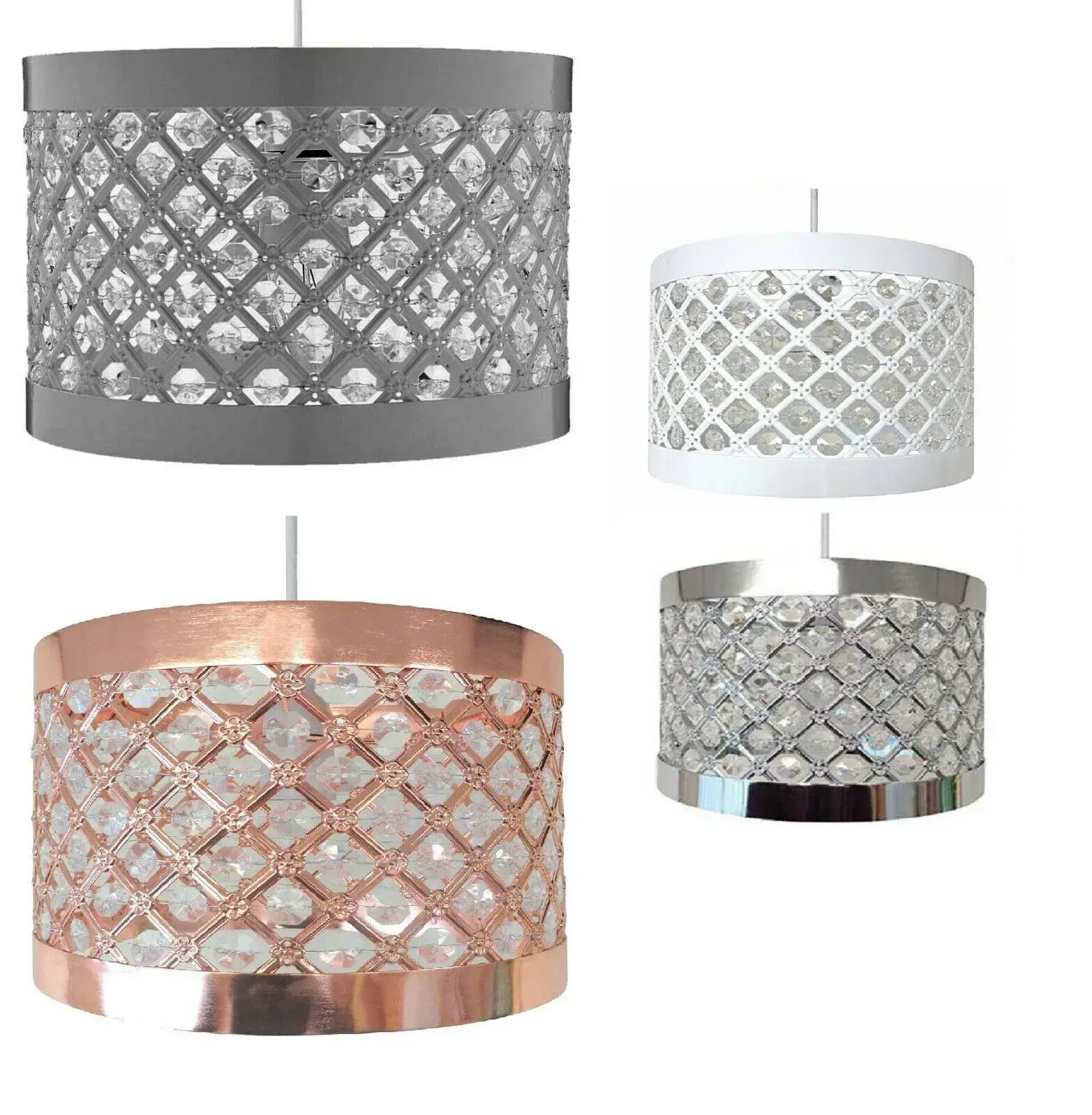 Moda Sparkly Ceiling Pendant Light Shade Fitting