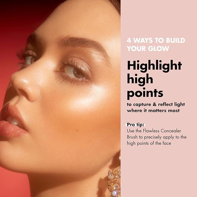 e.l.f. Halo Glow Liquid Filter, Complexion Booster For A Glowing, Soft-Focus Look, Infused With Hyaluronic Acid, Vegan & Cruelty-Free, 2 Fair- Light Concealer Foundation Flawless Makeup 3