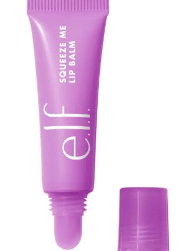 Squeeze Me Lip Balm, Moisturising Lip Balm For A Sheer Tint Of Colour, Infused With Hyaluronic Acid, Vegan & Cruelty-free, Grape