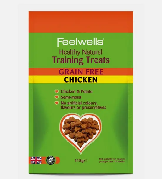 Feelwells /  Healthy Natural Training Treats / Cheese / Chicken / Liver / Duck / Venison / Wild Salmon and Fish Flavour 2