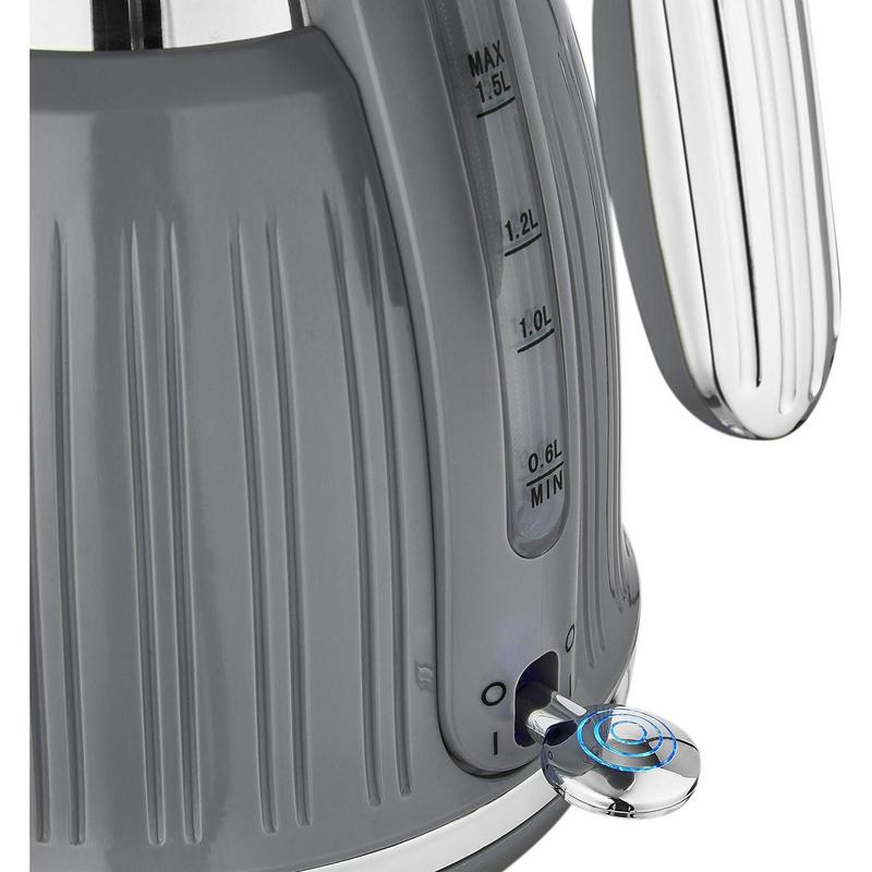 Swan Retro Kettle with Temperature Dial Display SK31040GRN (Grey) | Same-Day Dispatch & Fast Free Delivery | Kettles 8