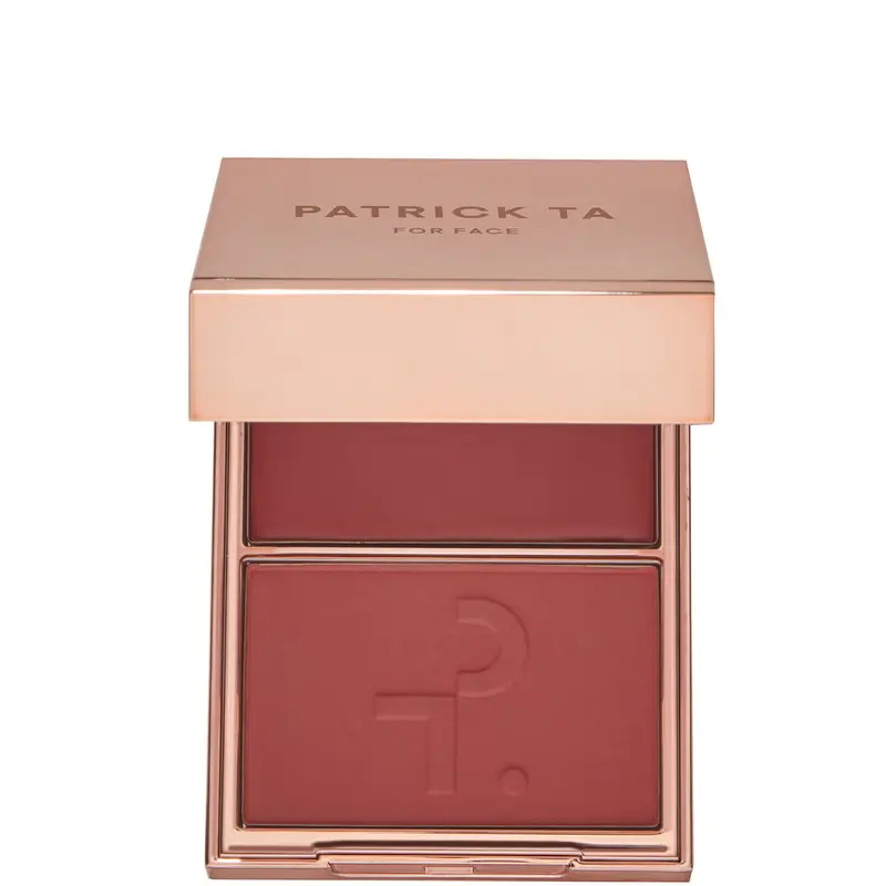 PATRICK TA Major Headlines Double-Take Cream and Powder Blush Duo (Various Shades) Makeup 3
