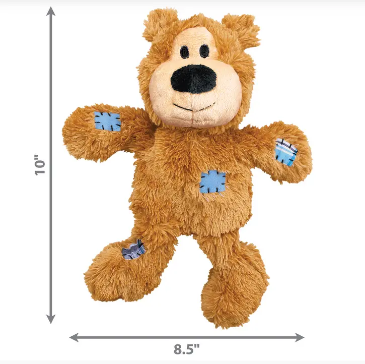 Kong Wild Knots Bears Durable Dog Toys / Cuddly Outside, Durable Strong Inside Knotted Rope Skeleton / Available 3 Colours / 4 Different Sizes 6