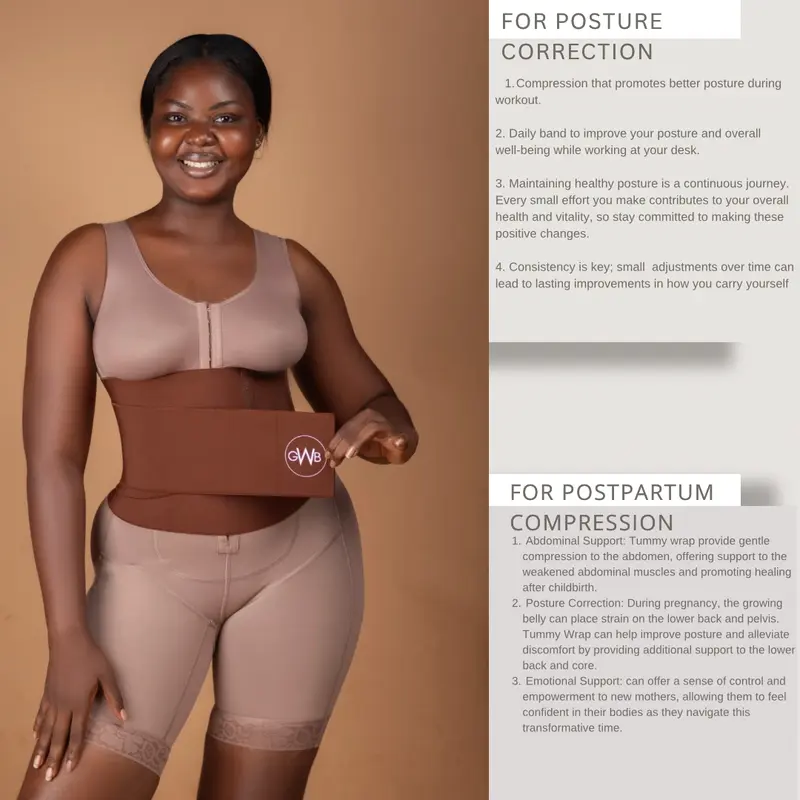 GWB Miracle Tummy Belly Wrap for Pregnancy Maternity, Comfortable and Breathable 2