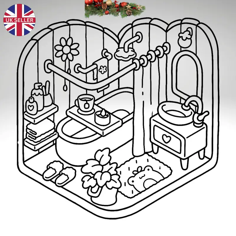Little Corner Coloring Book for Adults & Teens – 40 Relaxing Hygge-Inspired Designs for Stress Relief | UK Seller, Next-Day Delivery 6