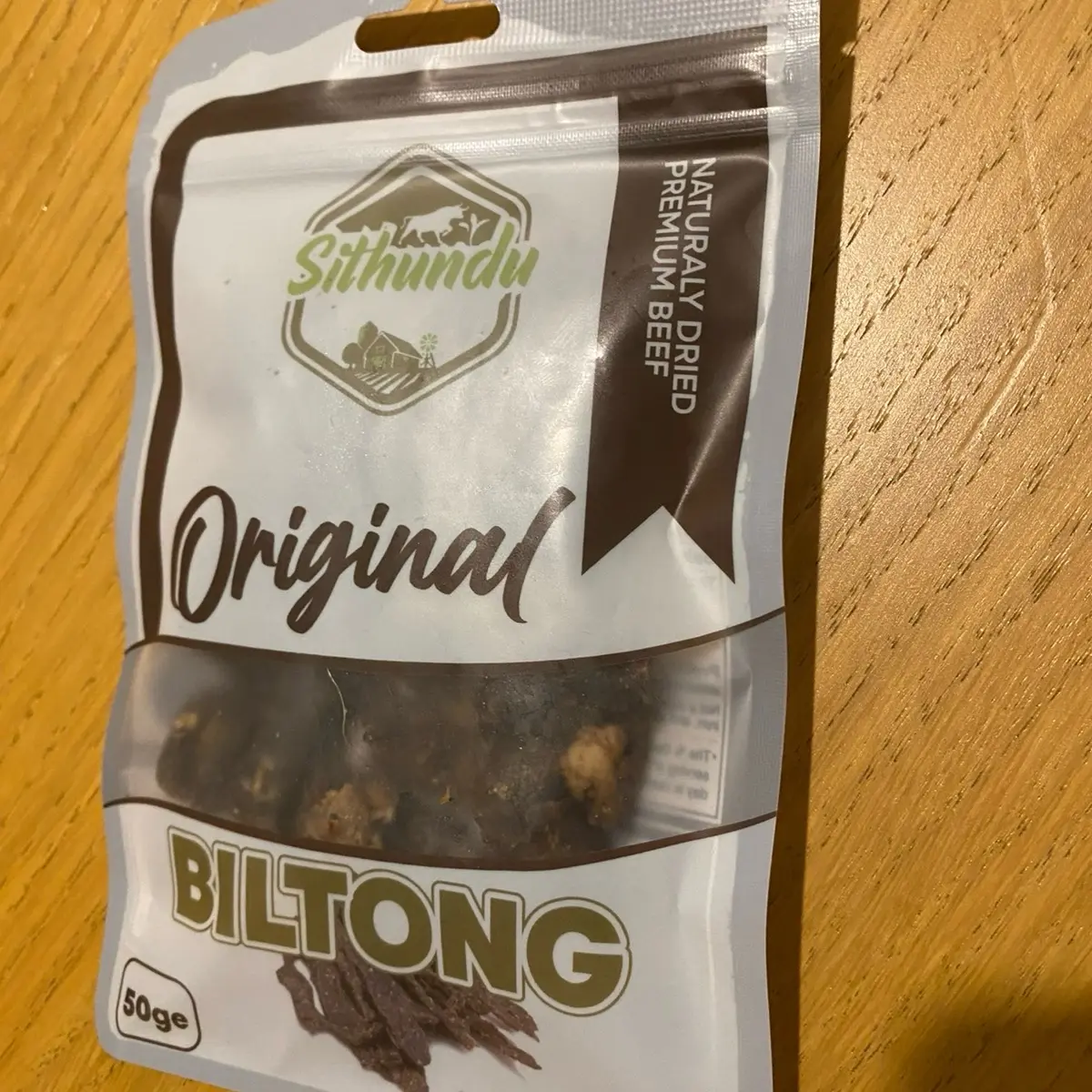 Original biltong made from 100% British beef.