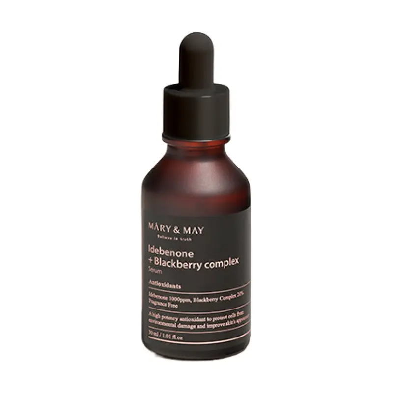 MARY & MAY Idebenone + Blackberry Complex Serum Antioxidant Anti-Aging Rejuvenating 0