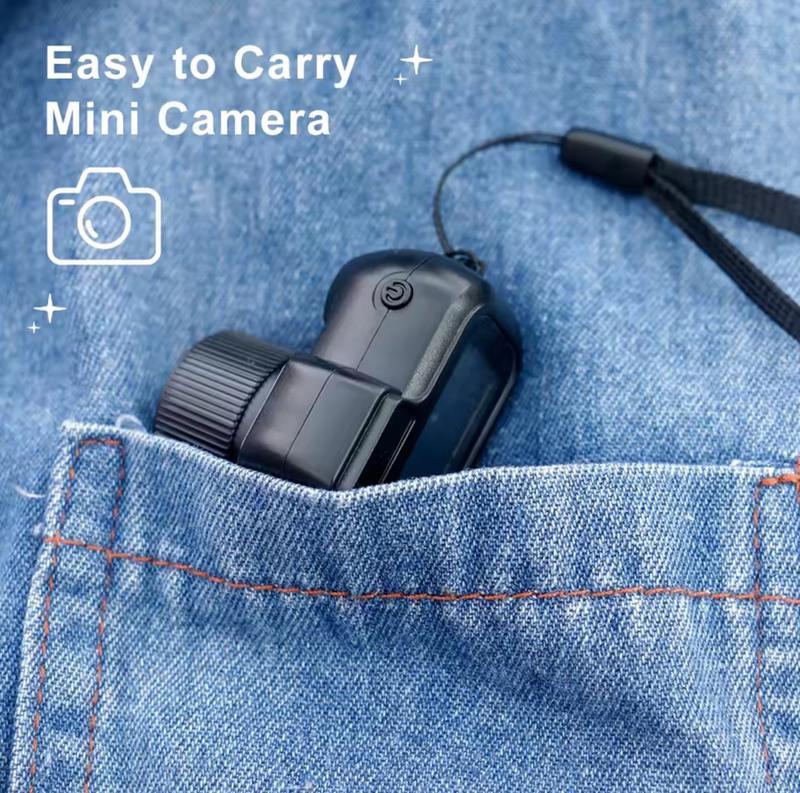 Product Introduction of Mini Camera with 0.96in Screen, 1080P Sports Portable Vintage Video Recorder Supports TF Card for Indoor and Outdoor Use - Y3000 Compact Button Automatic Cable Camcorder Memory Micro Recording 56