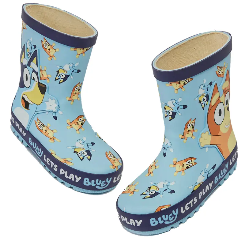 Bluey Kids Wellies - Childrens Rubber Wellington Boots (Sizes 6-12) Boys & Girls Unisex 2