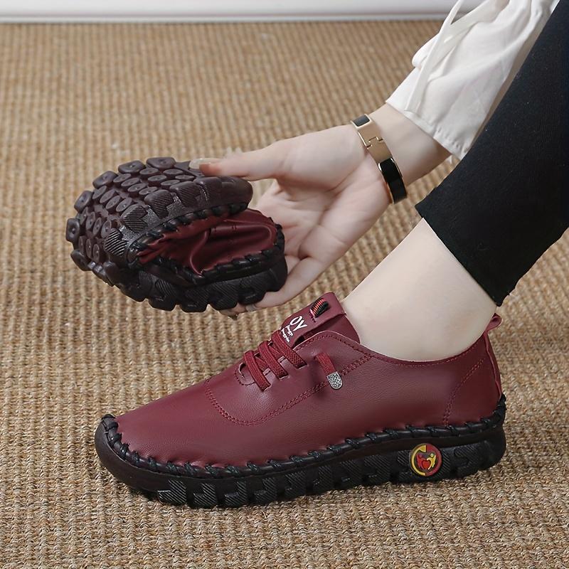 Product Introduction of Women's Slip-Resistant Synthetic Cover Sneakers - Comfortable, Breathable Casual Shoes in White & Multiple Colors (Pink, Blue, Black, Red, Green, Purple) for Spring & Fall 2
