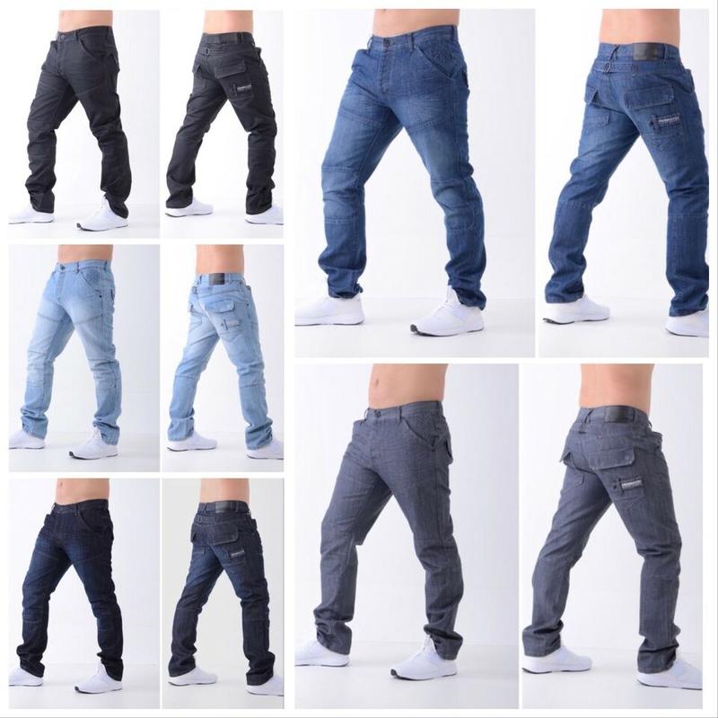 Mens Jeans Crosshatch Regular Fit Grey Blue Black Sizes 28"-48" Straight Leg Denim Menswear Pocket Streetwear Pants Trouser Classic Buckle Day Casual Casual Underwear Beige 2