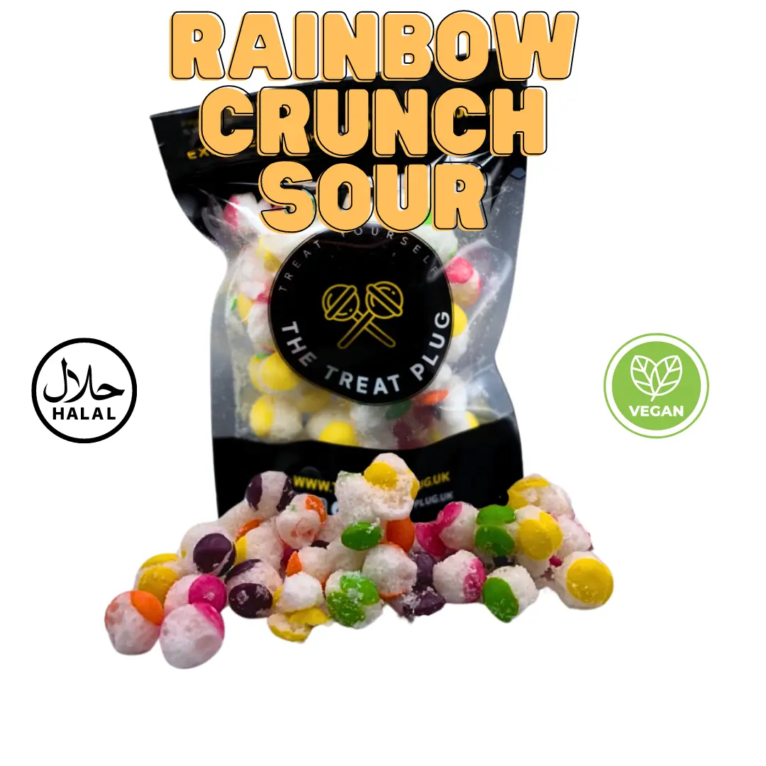 Freeze Dried Sour Rainbow Crunch Snack Candy