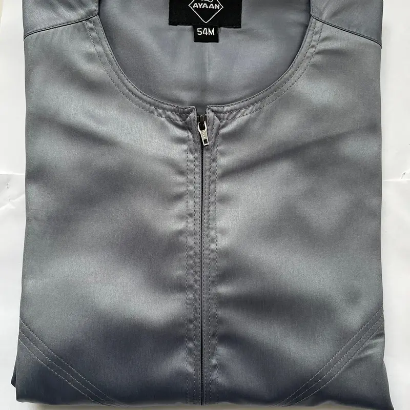 Men's Omani Jubbah Shiny Material Thobe 5