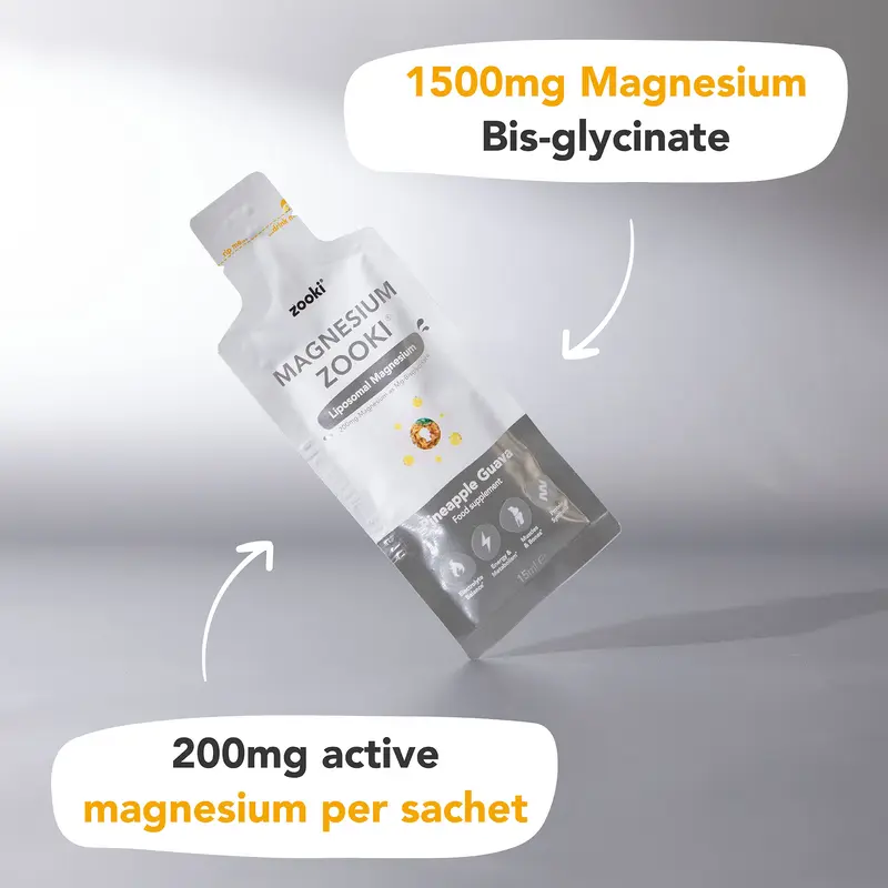 Liposomal Magnesium Liquid Sachets - Sleep, Energy, Mood, Digestion & Brain Health cortisol  supplements magnesium  supplement 1