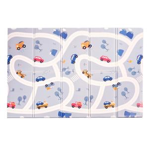 Large Folding Road Baby Play Mat | Thick Padded XPE Baby Crawl Mat | 198 x 148 CM