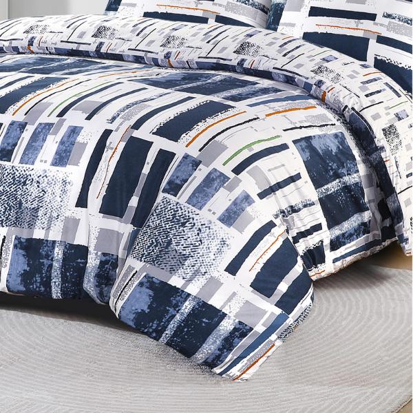 Hotel Quality Printed Duvet Cover Set 200 Thread Count 100% Soft Microfiber Reversible Bedding Sets with matching Pillowcases Double King SuperKing Bed Quilt Covers Size 2