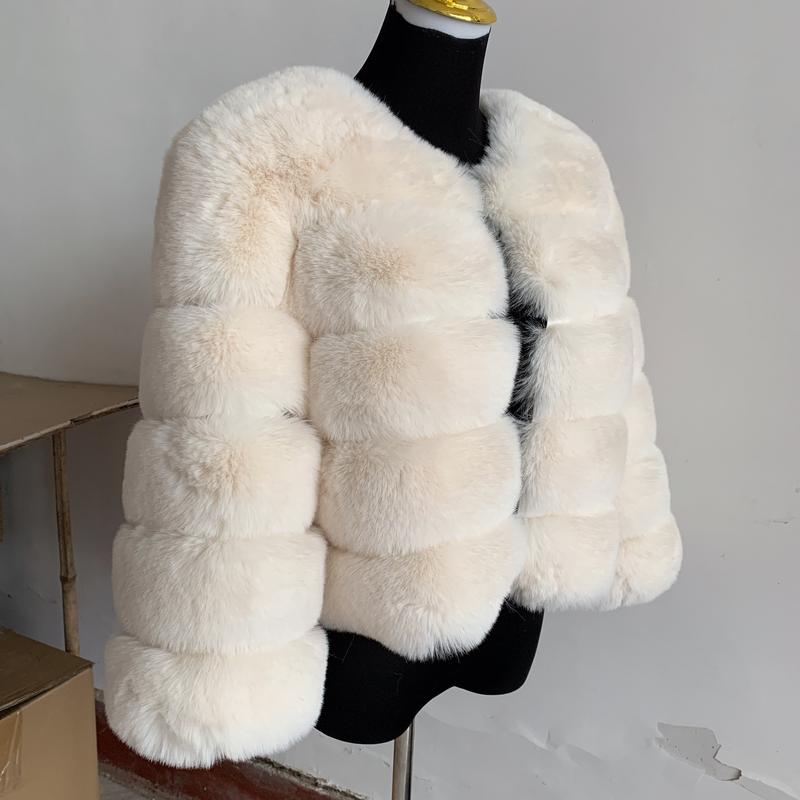 Product Introduction of [2024]Women faux Faux Fur Coat Autumn Winter High Quality Faux Fox Fur Coat fluffy coat fury elegant faux furr 7xl plus size women clothing1 19