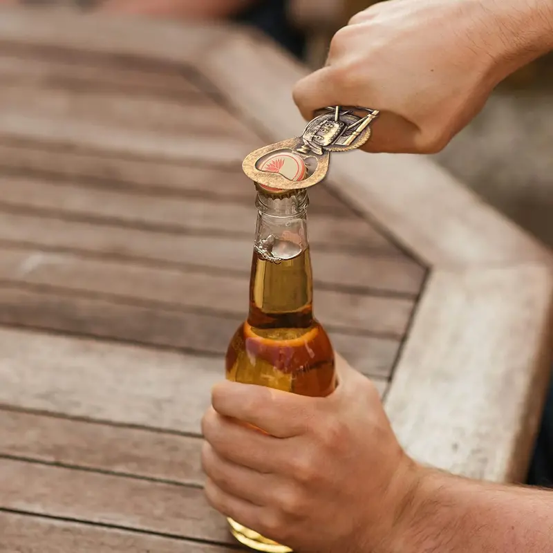 Unique Motorcycle Beer Gifts for Men Vintage Motorcycle Bottle Opener, Fathers Day Gift Christmas Birthday Gift for Him Dad Husband Grandpa Boyfriend Kitchen Utensils 1