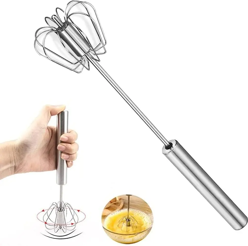 EASY HAND WHISK - KITCHEN WHISK - STAINLESS STEEL