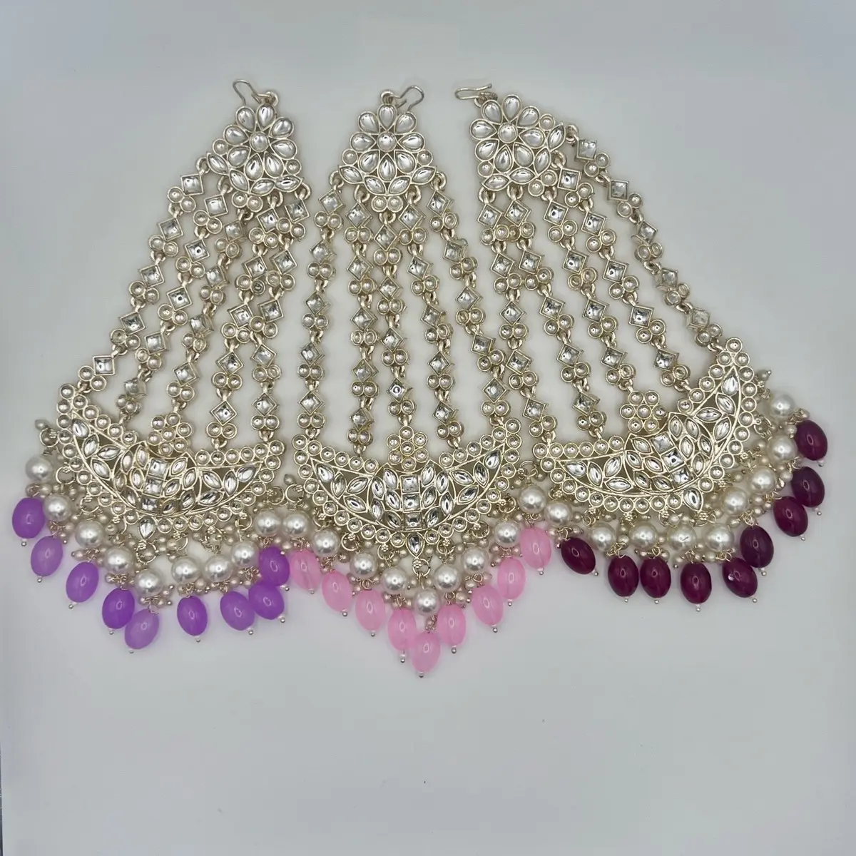 Beautiful Kundan different colours jhumar for any occasion