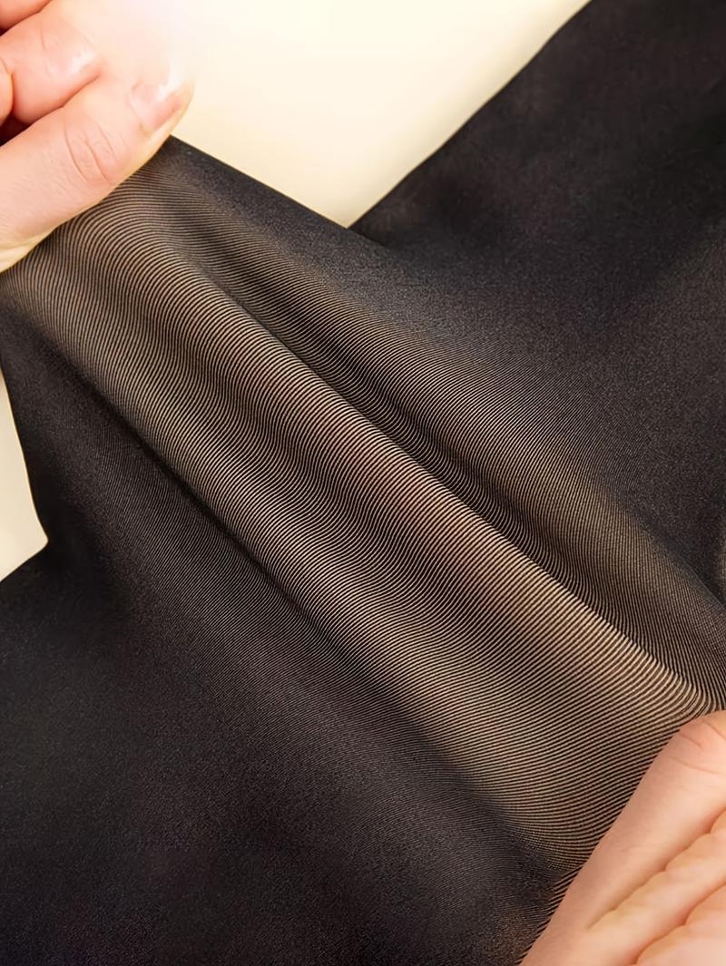 Product Introduction of Women's Fake Translucent Thermal Pants For Fall, High Rise High Stretch Slim Fit Tights 10